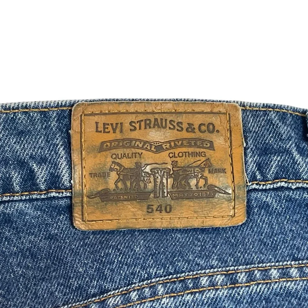 Levis 540 Relaxed Jeans Mens 44 x 30 Blue Y2K‎ 90s Vintage Baggy USA